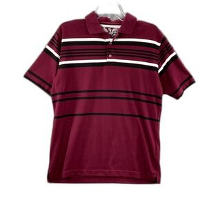 Hawk's Bay Polo Shirt Mens Medium Short Sleeve Golf Tennis Performance Utility